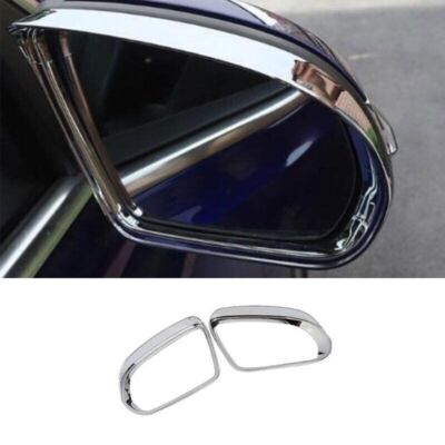 Rear View Side Door Mirror Frame Cover 2pcs Chrome Fit For Benz Glb 2020~2022
