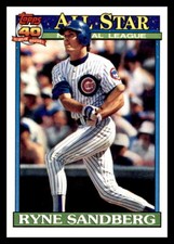 1991 Topps #398 Ryne Sandberg Chicago Cubs