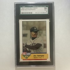 1994 Procards Alex Rodriguez Appleton Foxes SGC Mint 9