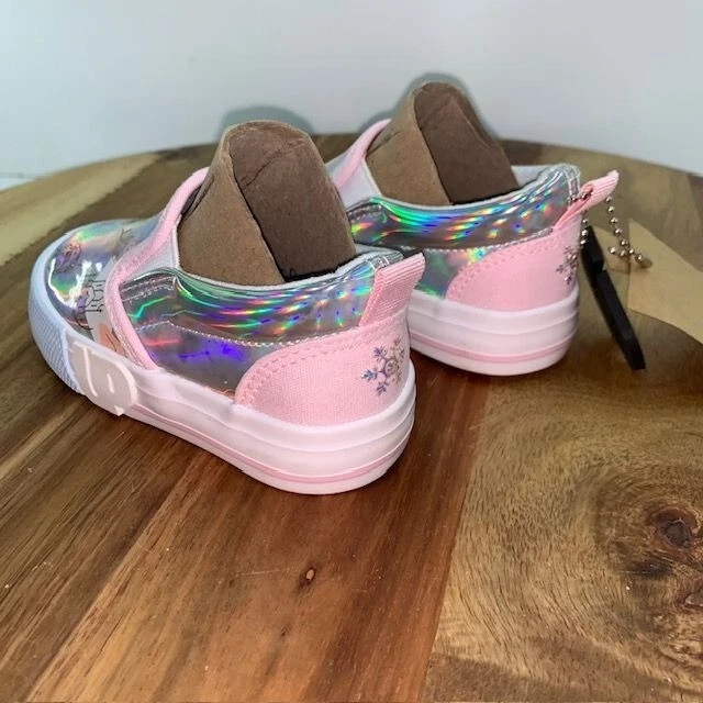 Zapatos sin cordones Ground Up Disney Frozen Elsa para bebé niño pequeño talla 6 nuevos con etiquetas Foto 3 de 4