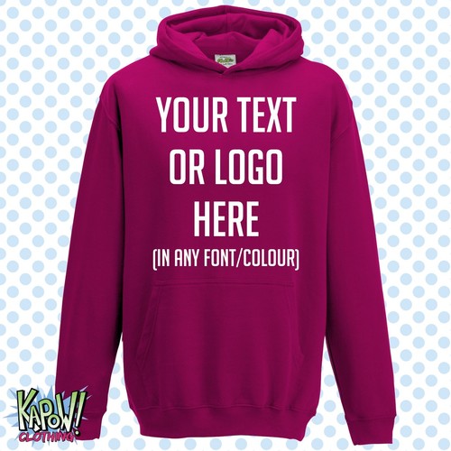 Personalizado personalizado Bebé / Niños / Niños HOODIE Nombre Regalo divertido - Su texto / logotipo 5 - Imagen 11 de 14