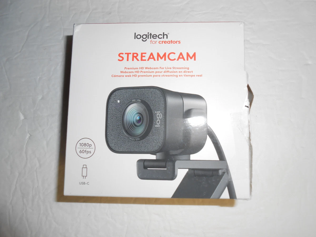 Logitech StreamCam Plus - Full HD Webcam with USB-C for Live