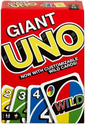 NEW ​Giant UNO Card Game for Kids, Adults & Family Night, Oversized Cards  - Afbeelding 1 van 1