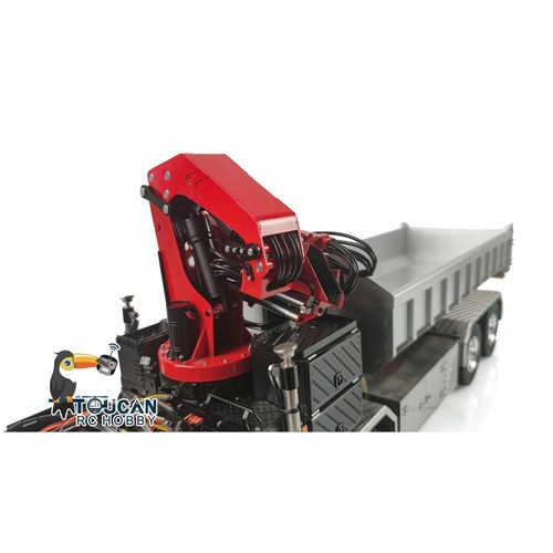 LESU 1/14 8x8 RC Roll on/off Hydraulic Truck Crane Dumper Tipper Radio Battery - 第 11/13 張圖片