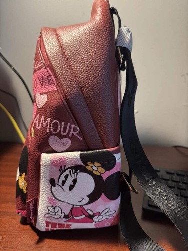 New Wondapop Minnie Mouse *Vegan Leather Designer Series 12'' Backpack - Picture 6 of 6