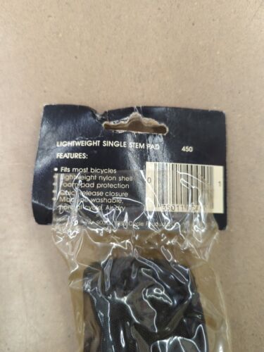 New Old Stock 1983 Team Cycle Single Stem BMX Pad - Ashtabula - Old School Black - Picture 5 of 6