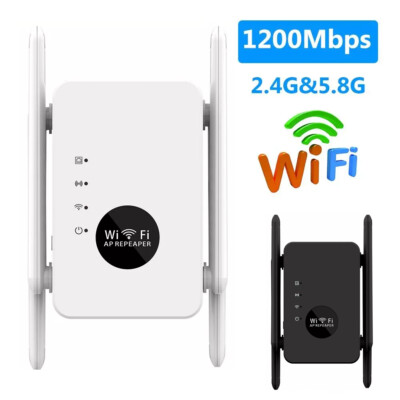 1200Mbps 5G Wifi Range Internet Extender Wireless Repeater Signal Booster Router