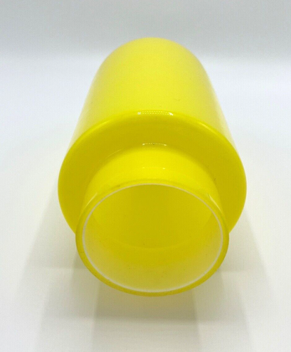 SPACE AGE Two-Tone Cased Art Glass 12 inch Table Lamp, MCM Sweden Vintage NEW - Picture 9 of 10