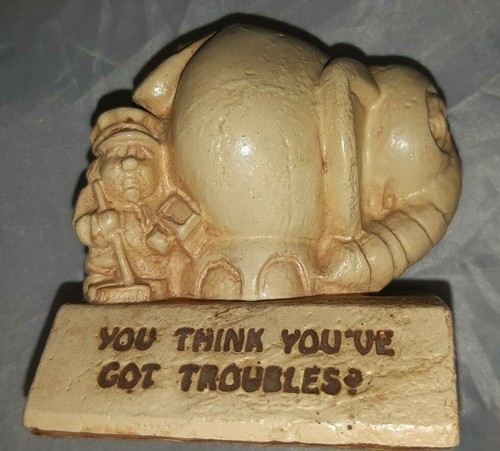 VTG 1972 Paula Figurine W-288 You Think You've Got Troubles? Silisculpt Figurine - Bild 3 von 6