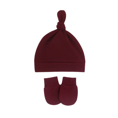Newborn Photography Hat with Mitten Set Cute Cotton Baby Boy Girl Gloves Cap - Picture 22 of 37