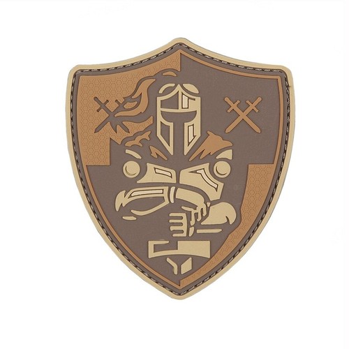 Morale Patch 3D PVC Knight Shield Crusader - Picture 2 of 2