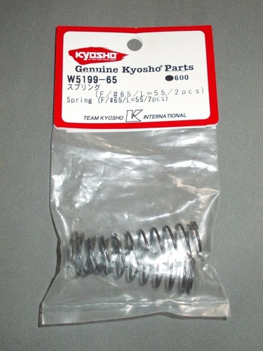 Kyosho Spring (F/#65/L=55/2pcs) W5199-65 For Ultima RT / SC-R / SC / DB - Imagen 3 de 4