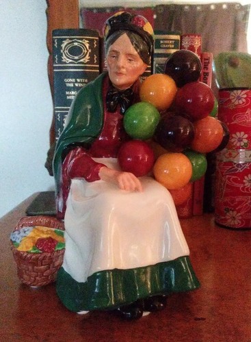 Royal Doulton The Old Balloon Seller HN1315 8" Figur neuwertig bunt fröhlich - Bild 10 von 10