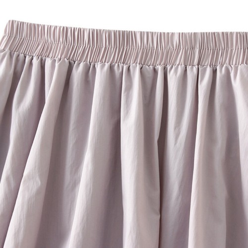 Women Casual Midi A Line Bud Skirt Elastic Waist Evening Party Banquet Chic Thin - Bild 9 von 20