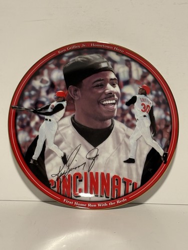 KEN GRIFFEY JR BRADFORD EXCHANGE 6 PLATE SET CINCINNATI REDS by Chris Hopkins - Picture 13 of 24