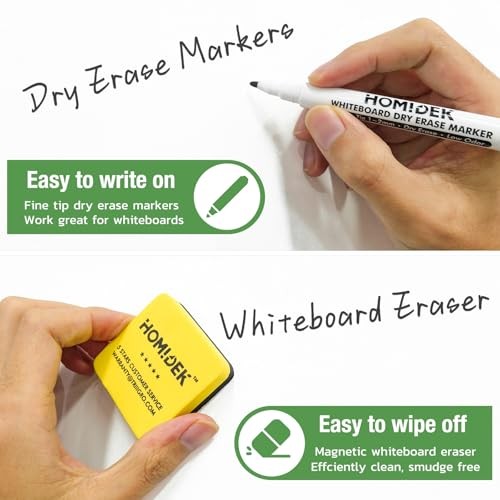 Magnetic Dry Erase Board: Small Fridge Whiteboard, Flexible Refrigerator - Picture 5 of 7