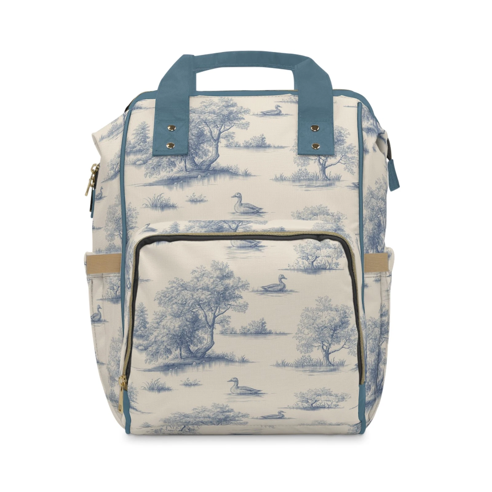 Toile Duck Pond Diaper Backpack | Baby Changing Bag