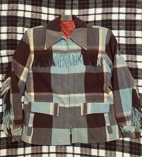 Vintage 50er Jahre "Siesta" Damen Woll Western Jacke Gr. Medium