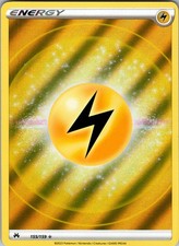 Lightning Energy (Texture Full Art) Ultra Rare Basic Energy Holofoil Crown Zenit