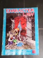 Character Law RPG Role Play Games / Gaming Book ICE Iron Crown Enterprises 1982