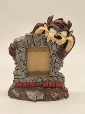 Vintage Mini Looney Tunes Tasmanian Devil "TAZ" Picture Frame Free Standing