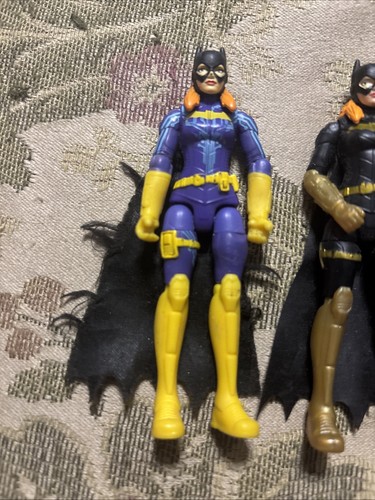 Lot Of 3 DC Comics Batgirl 4" Action Figure W/Black & Gold Batgirl Loose figure - Picture 3 of 5