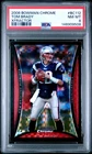 2008 BOWMAN CHROME XFRACTOR #BC112 TOM BRADY 249/250 PSA 8