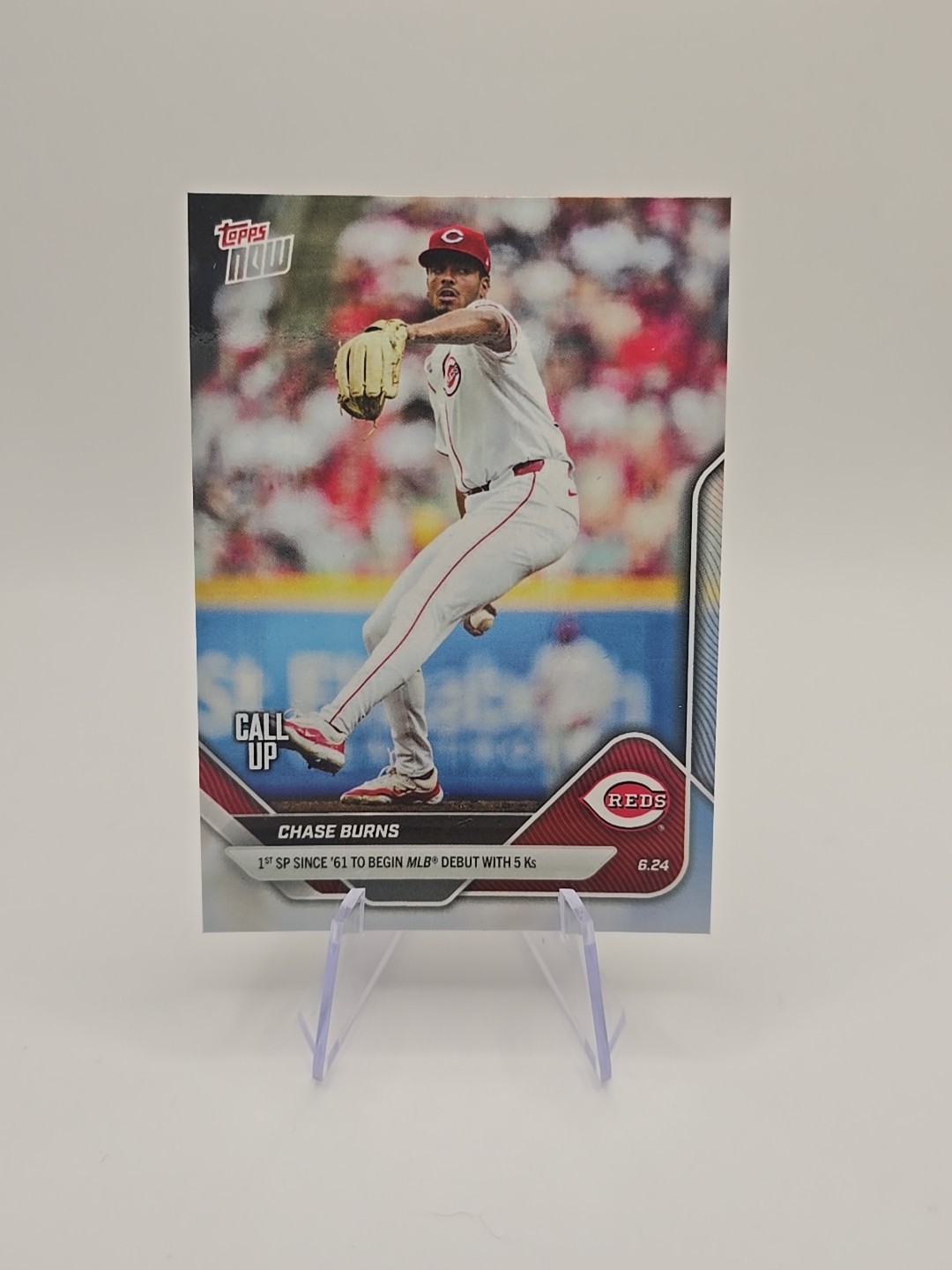 2025 Topps Now - Chase Burns #345 /5402 (RC)
