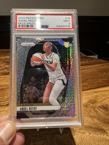 2024 Prizm WNBA Angel Reese Mojo Prizm #10 RC /25 PSA 9