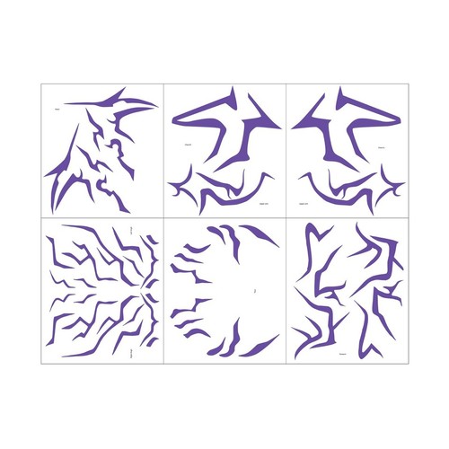 K-Pop Demon Hunters Temporary Tattoos Rumi Jinu Anime Cosplay Prop DIY Stickers - Picture 15 of 23