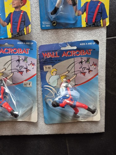 8 Vintage Tara Toys Incredible WACKY TACKY Acrobat Wall Walker Tumbling Figure - Picture 4 of 10
