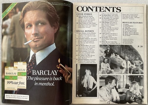US Magazine VTG Issue - September 1, 1981 w/ Brooke Shields & John Travolta VGC - Picture 2 of 10