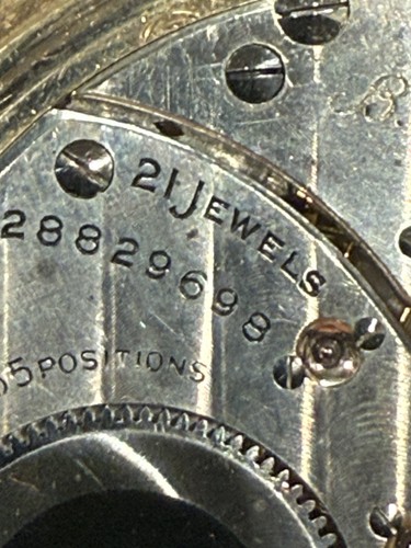 RARE 16S ELGIN BW RAYMOND 21 JEWEL RAILROAD POCKET WATCH RUNNING - Picture 3 of 7