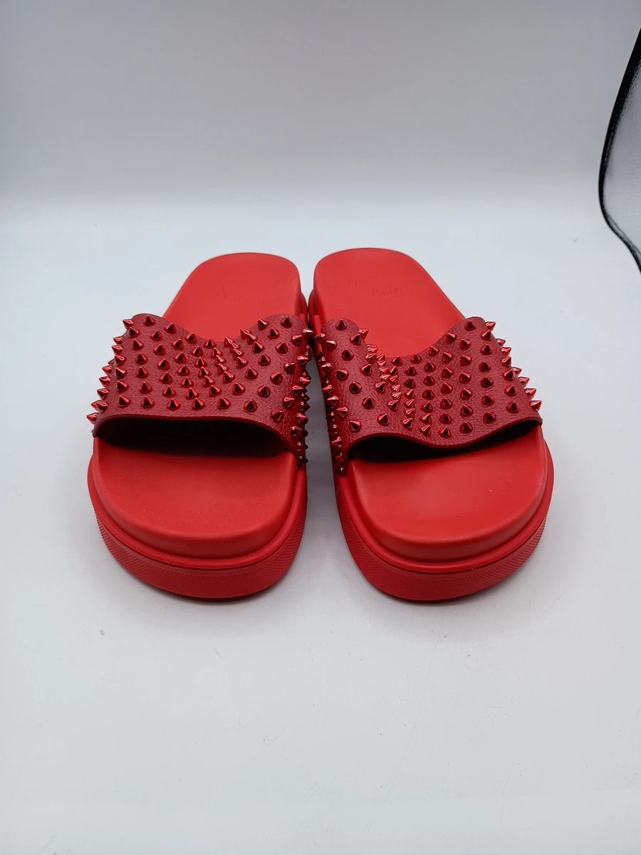 Christian Louboutin red bottom slides size 44.5 EU Christian Louboutin | Shoes | Christian Louboutin Red Bottom  main image 3