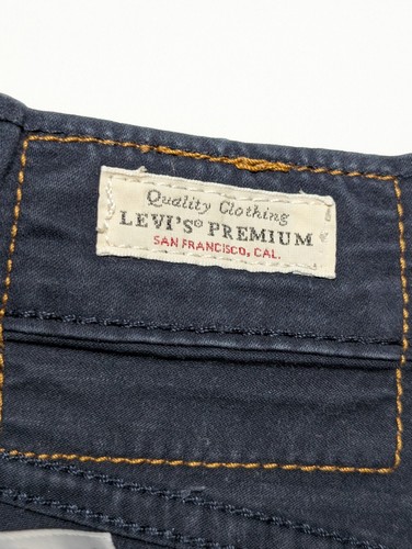 Levi's 511 Navy Blue Chinos Trousers Premium W30 L32 Levis - Picture 9 of 20