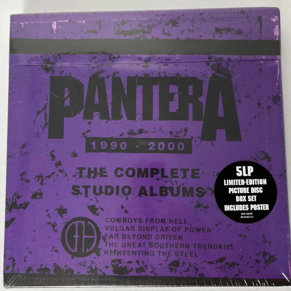 Pantera The Complete Studio Albums 1990-2000 Picture Disc, Poster, Rhino, Sealed - Image 2 of 4