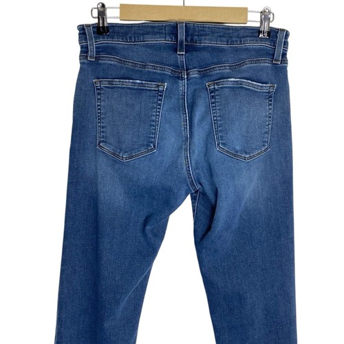Jeans uomo marca J 32 (31x33) blu Kane slim fit gamba dritta morbido denim elasticizzato - Foto 12 di 17