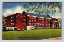 Greenville PA-Pennsylvania, Thiel College Livingston Mem Hall, Vintage Postcard