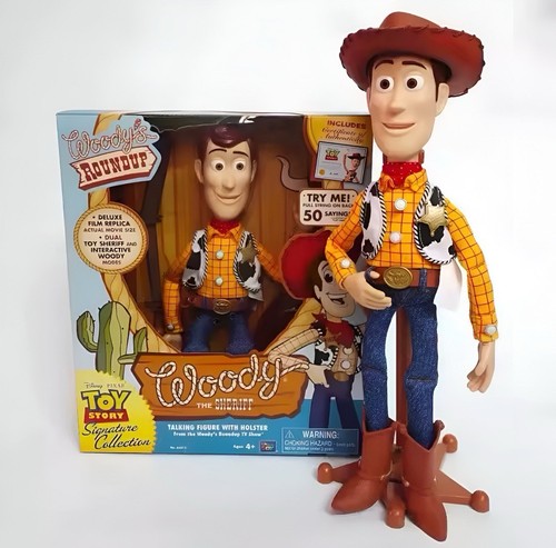 Toy Story Woody 40 cm sprechende Figur Puppe - 50+ englische Sätze - Disney Pixar