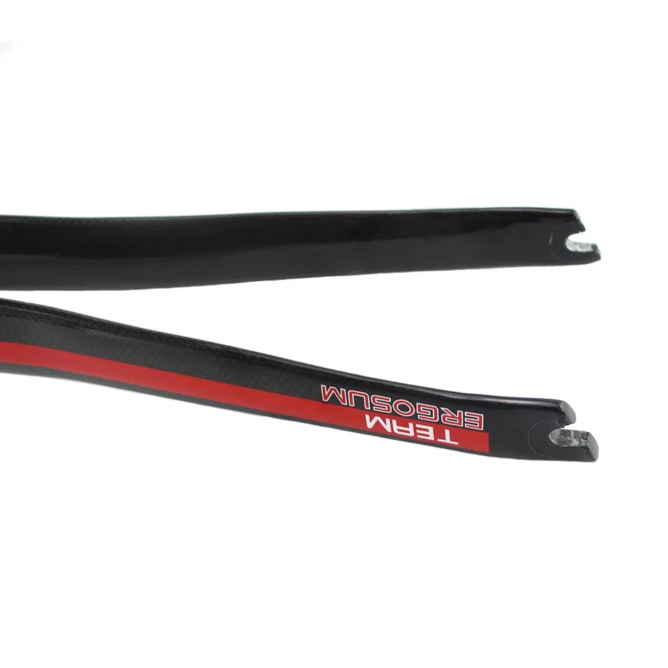 700c 3T Road Bicycle Rigid Fork Carbon Fiber Hard Fork Parts Gloss/Matte Finish - Image 3 of 4