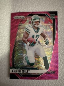 2024 Panini Prizm - Rookies Malachi Corley #369 Pink Wave Prizm (RC)