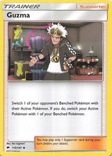 Guzma Uncommon SM - Burning Shadows 115/147 NM