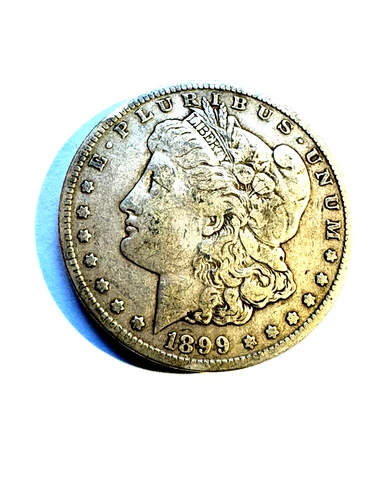 1899 S Morgan Dollar Approx. VF Silver $1 Coin Rare Key Date