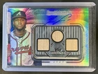 2025 Topps Sterling Ronald Acuna Jr. Seasons Auto Relics Bat Blue #/10 Braves