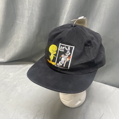 Vintage Bugs Bunny And Tweety Bird Stamp Hat New With Tags Made In USA - Picture 4 of 14