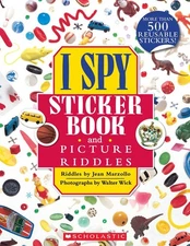 I Spy Sticker Book and Picture Riddles - paperback Marzollo, Jean|Wick, Walt...