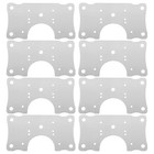  8 Pcs Schanier Reperatur Platte Schrankscharnier Reparaturplatte
