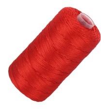 Nylon String Cord 2.5mm x 218Yards Rope Braided Thread Beading Cord,Red