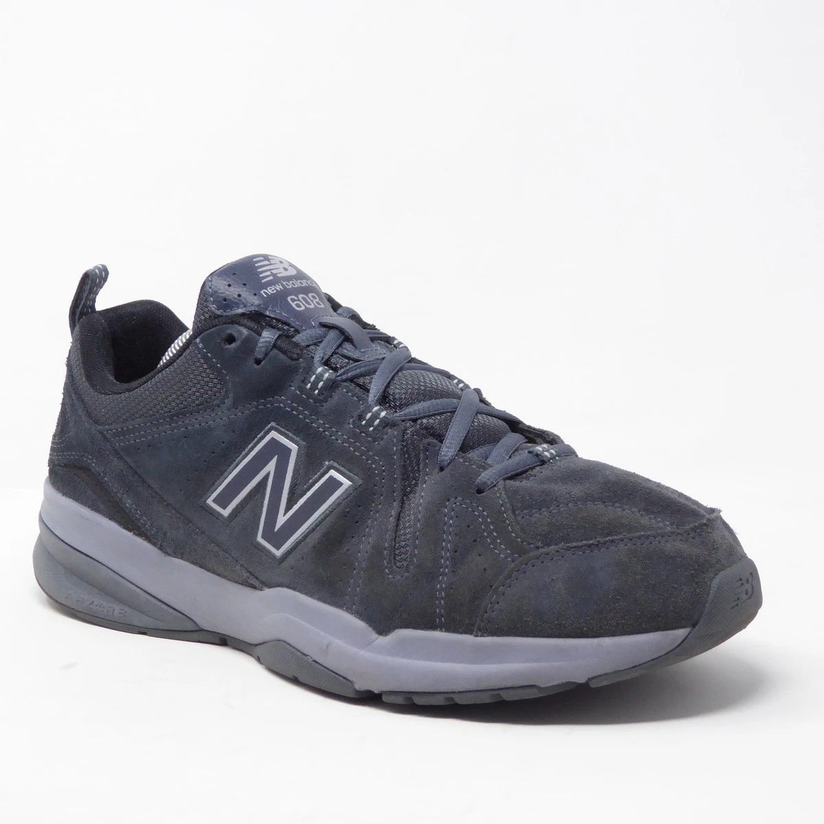 New Balance Mens 608 Orca Training Shoes Navy Blue Suede MX608DG5