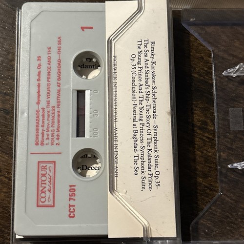 Rimsky Korsakov/ Scheherazade Suisse Romande/Ansermet Cassette Tape - Picture 2 of 3